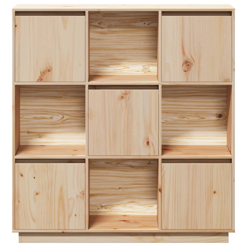 Szafka, 110,5x35x117 cm, lite drewno sosnowe
