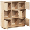 Szafka, 110,5x35x117 cm, lite drewno sosnowe