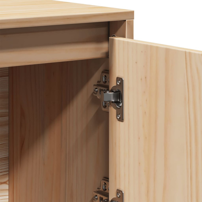 Szafka, 110,5x35x117 cm, lite drewno sosnowe
