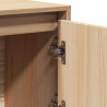 Szafka, 110,5x35x117 cm, lite drewno sosnowe