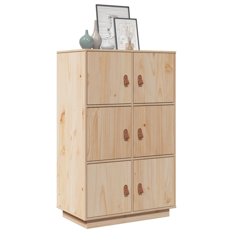Szafka, 67x40x108,5 cm, lite drewno sosnowe