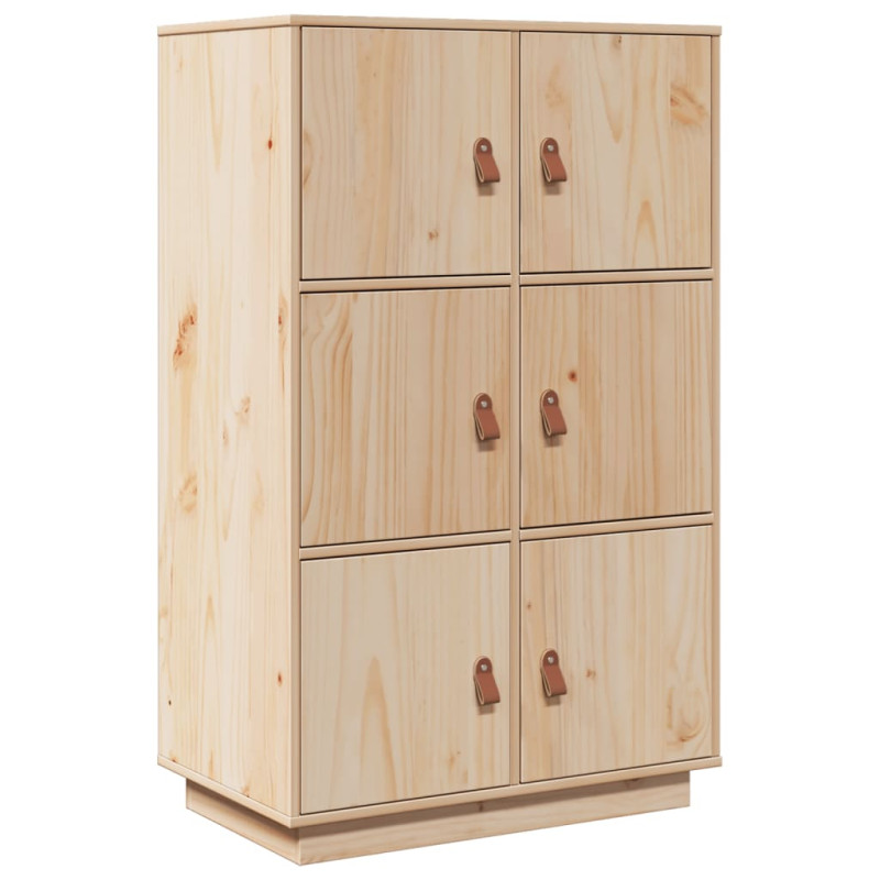 Szafka, 67x40x108,5 cm, lite drewno sosnowe