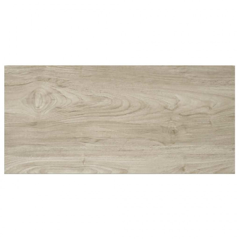 Półki ścienne, 2 szt., kolor dębowy, 50x23x3,8 cm, MDF