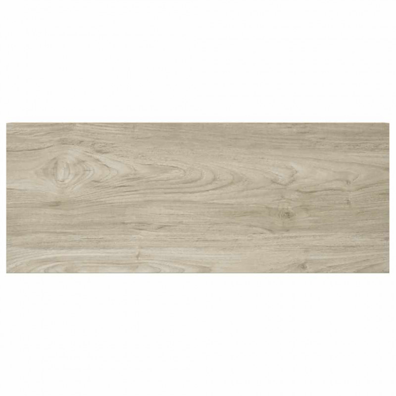 Półki ścienne, 2 szt., kolor dębowy, 60x23,5x3,8 cm, MDF