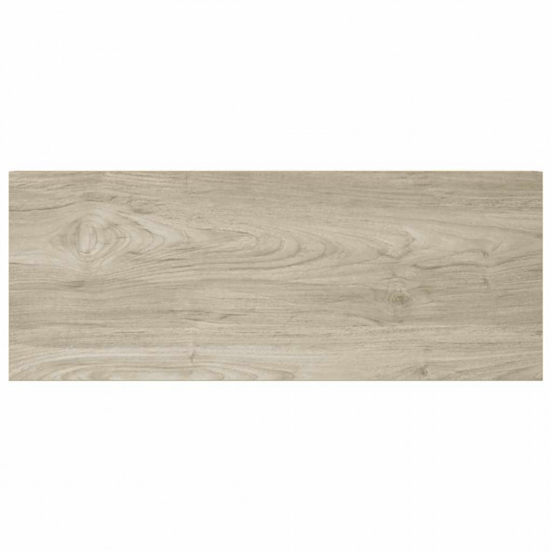 Półki ścienne, 4 szt., kolor dębowy, 60x23,5x3,8 cm, MDF