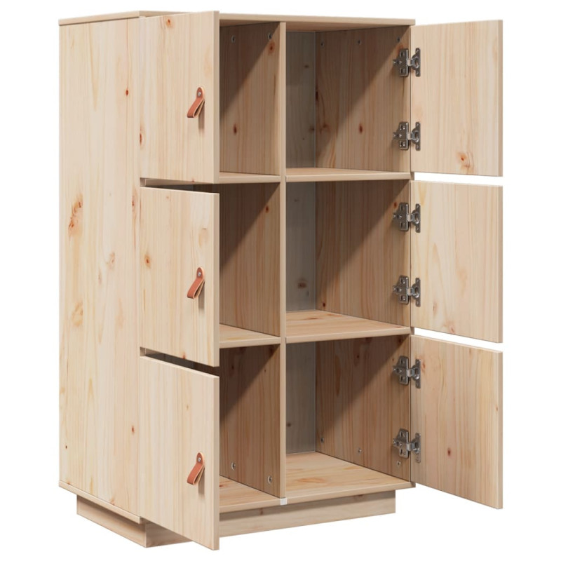 Szafka, 67x40x108,5 cm, lite drewno sosnowe