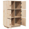 Szafka, 67x40x108,5 cm, lite drewno sosnowe