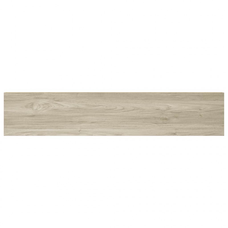 Półki ścienne, 4 szt., kolor dębowy, 120x23,5x3,8 cm, MDF