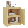 Szafka, 60x36x65 cm, lite drewno sosnowe