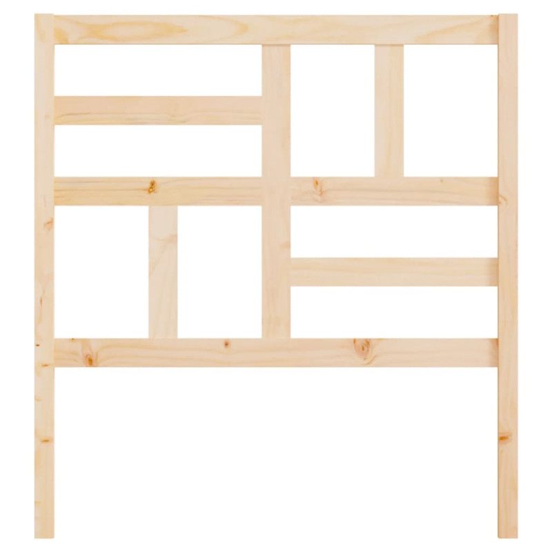 Wezgłowie łóżka, 106x4x104 cm, lite drewno sosnowe