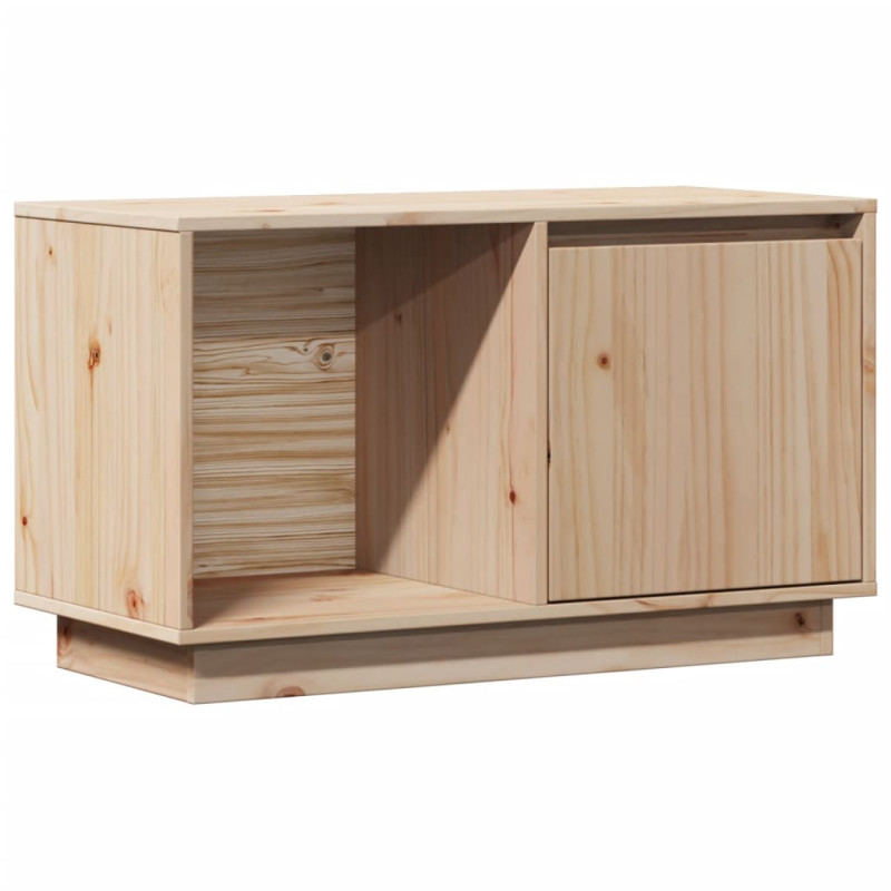 Szafka pod telewizor, 74x35x44 cm, lite drewno sosnowe