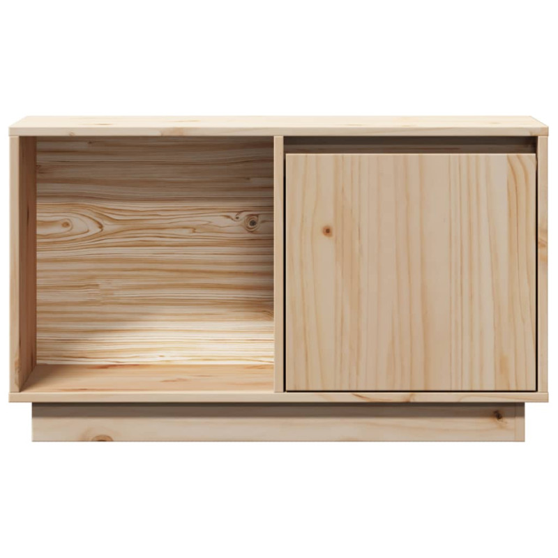 Szafka pod telewizor, 74x35x44 cm, lite drewno sosnowe