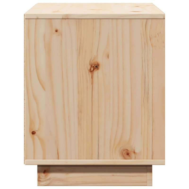Szafka pod telewizor, 74x35x44 cm, lite drewno sosnowe