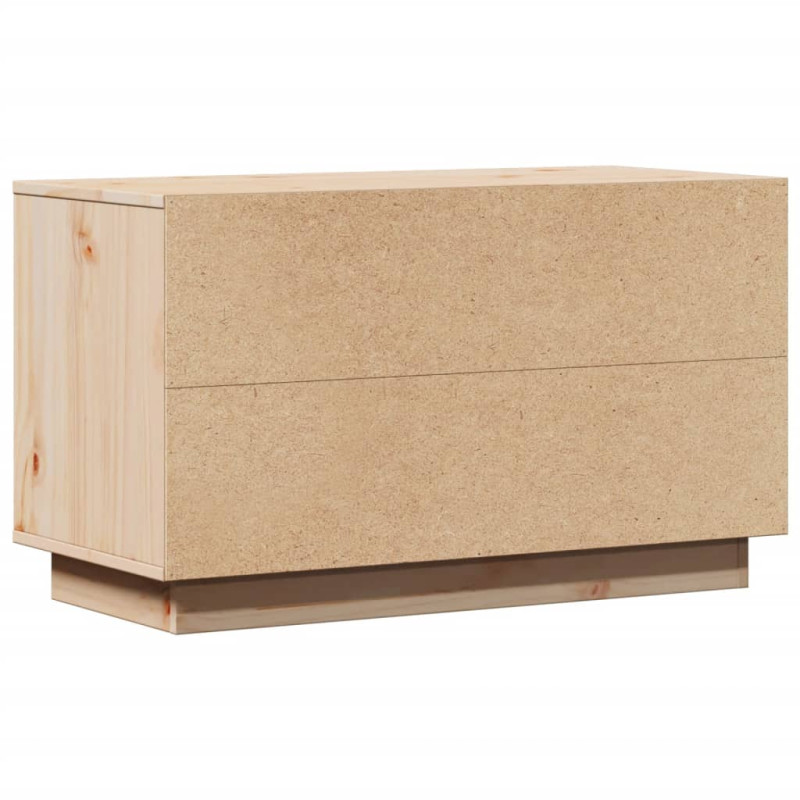Szafka pod telewizor, 74x35x44 cm, lite drewno sosnowe