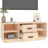 Szafka pod telewizor, 100x34x40 cm, lite drewno sosnowe