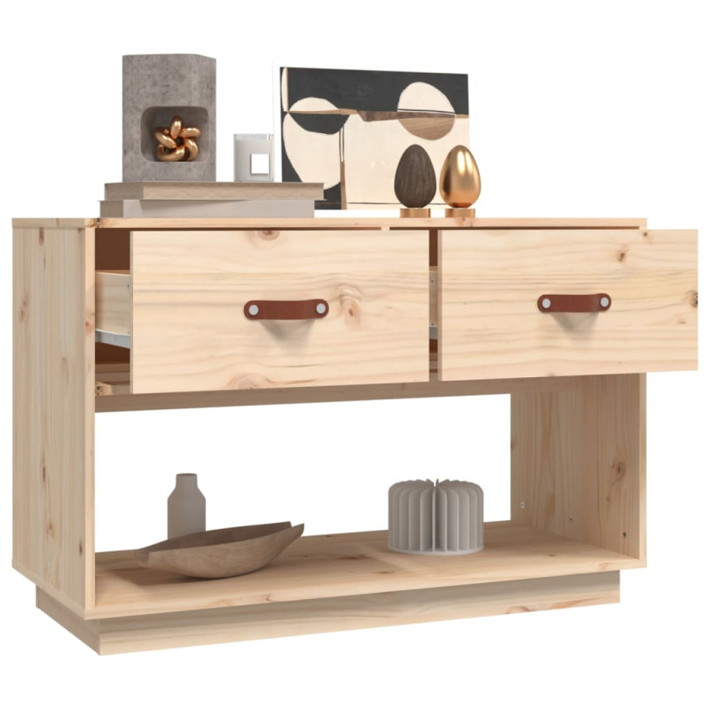 Szafka pod telewizor, 90x40x60 cm, lite drewno sosnowe