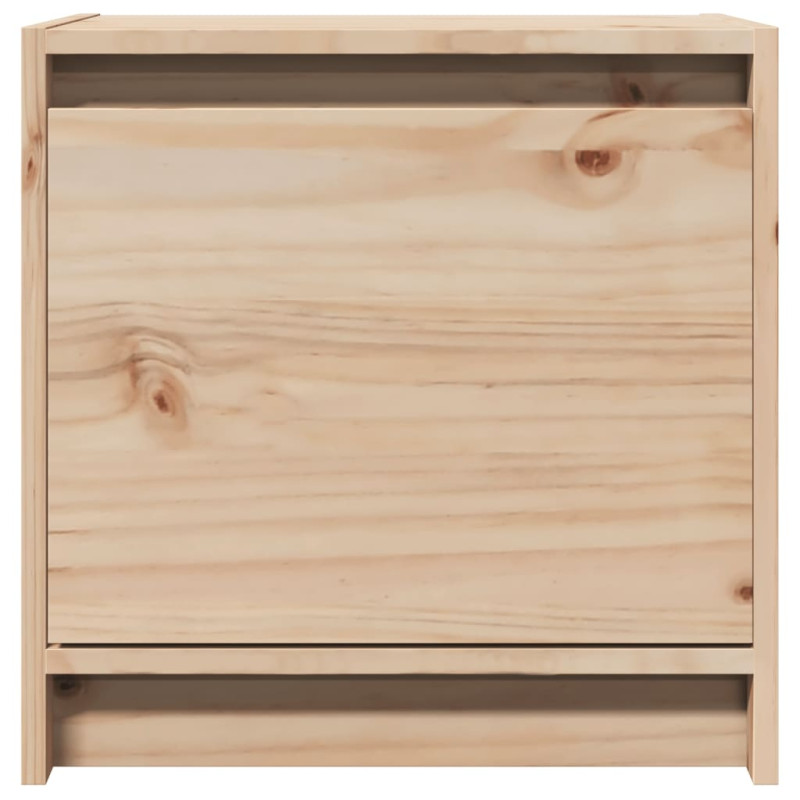 Szafki nocne, 2 szt., 40x30,5x40 cm, lite drewno sosnowe