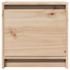 Szafki nocne, 2 szt., 40x30,5x40 cm, lite drewno sosnowe