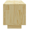 Szafka pod telewizor, 110x30x33,5 cm, lite drewno sosnowe