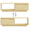 Szafka pod telewizor, 110x30x33,5 cm, lite drewno sosnowe
