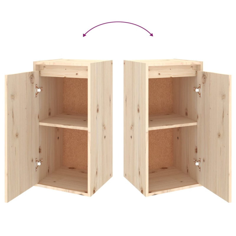 Szafki pod TV, 5 szt., lite drewno sosnowe