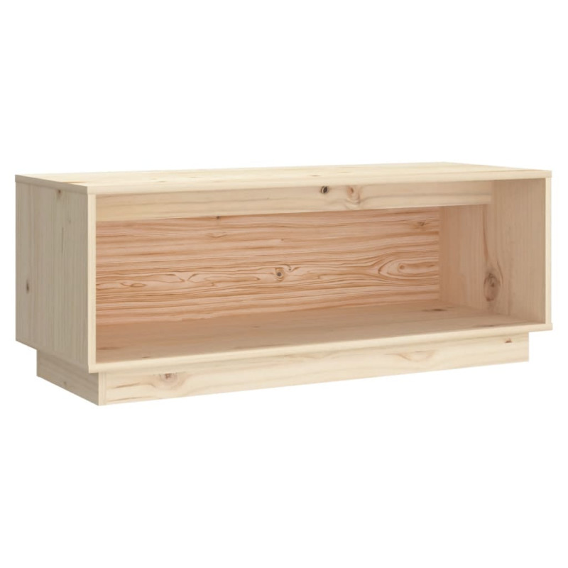 Szafka pod telewizor, 90x35x35 cm, lite drewno sosnowe