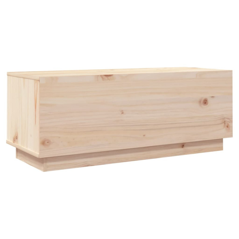 Szafka pod telewizor, 90x35x35 cm, lite drewno sosnowe