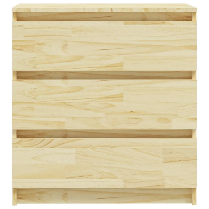 Szafka nocna, 60x36x64 cm, lite drewno sosnowe