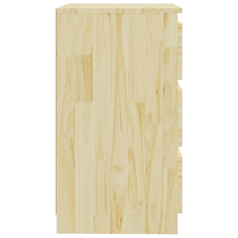 Szafka nocna, 60x36x64 cm, lite drewno sosnowe