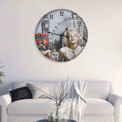 Zegar ścienny vintage 60 cm