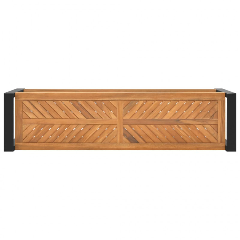 Ławka, 120 cm, lite drewno tekowe