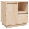 Szafka nocna, 50x34x50 cm, lite drewno sosnowe