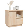 Szafka nocna, 50x34x50 cm, lite drewno sosnowe
