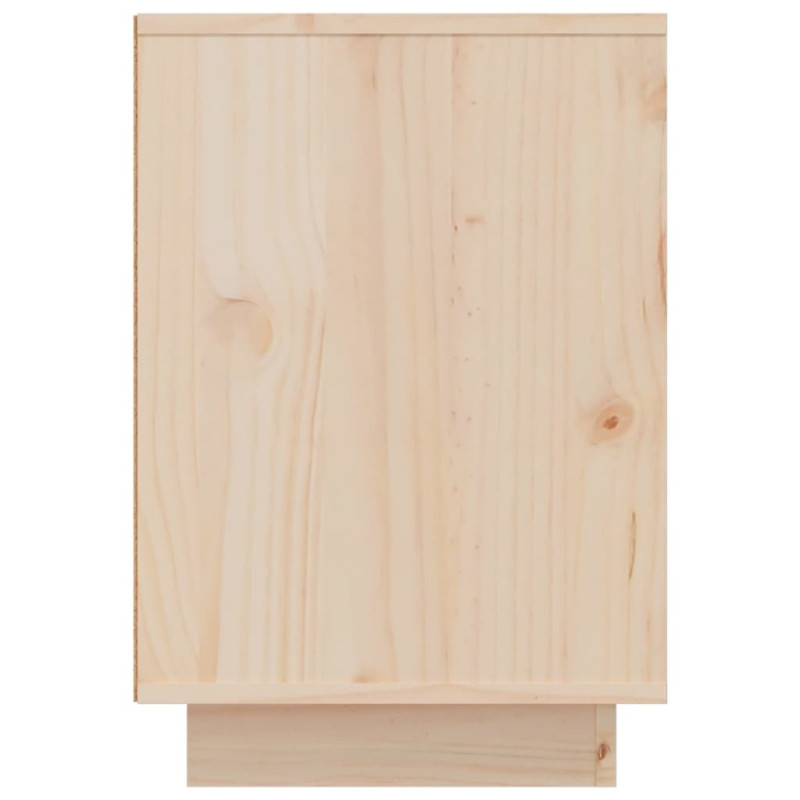 Szafka nocna, 50x34x50 cm, lite drewno sosnowe