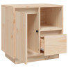 Szafka nocna, 50x34x50 cm, lite drewno sosnowe
