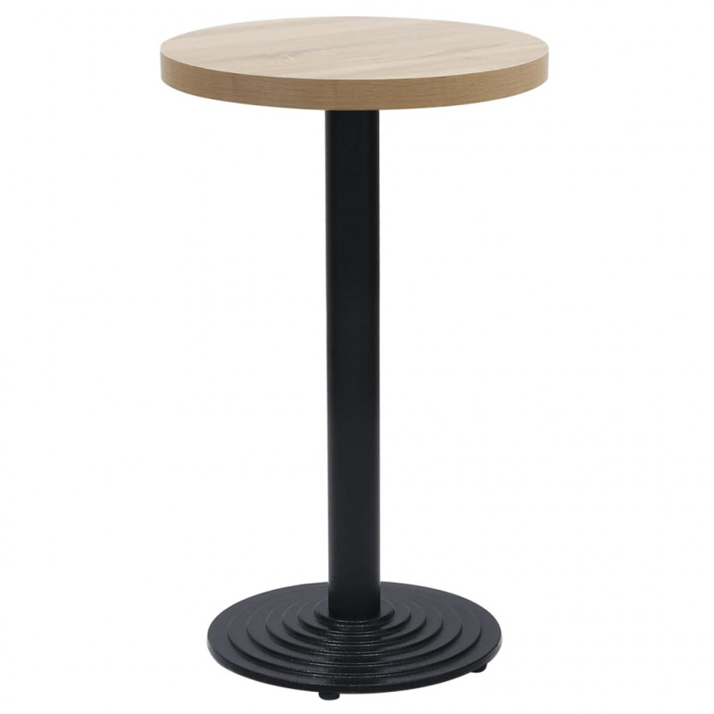 Noga stołu bistro czarna Ø43x72 cm żeliwo