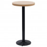 Noga stołu bistro czarna Ø43x107 cm żeliwo
