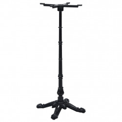 Noga stołu bistro czarna 52x52x108 cm żeliwo