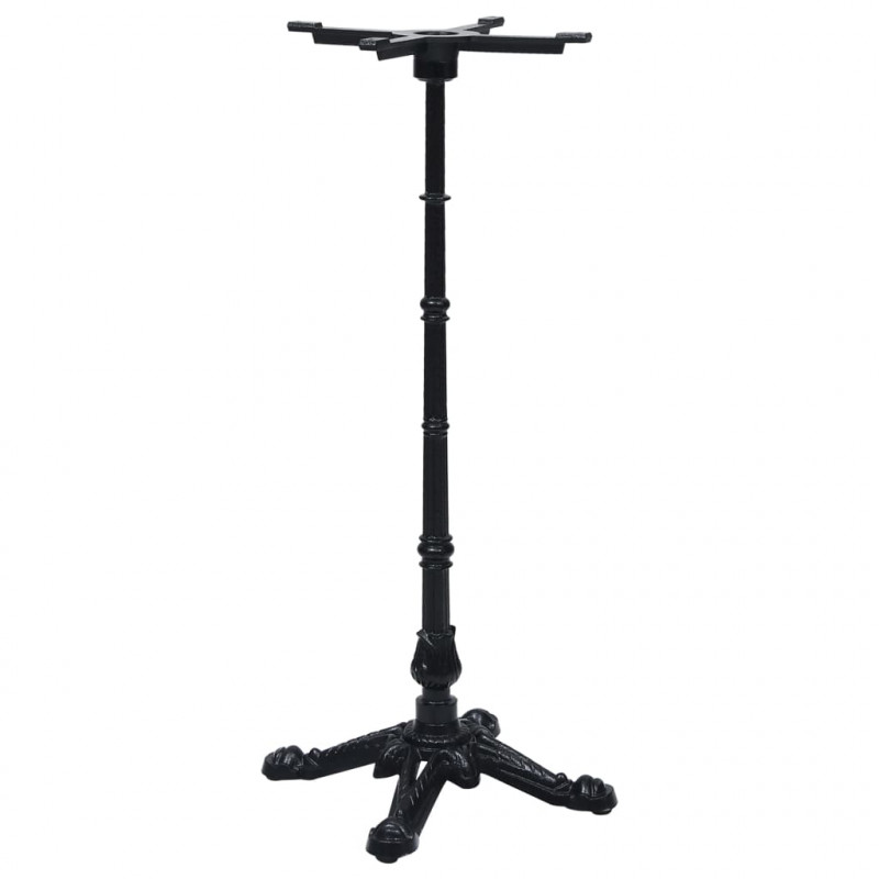 Noga stołu bistro czarna 52x52x108 cm żeliwo