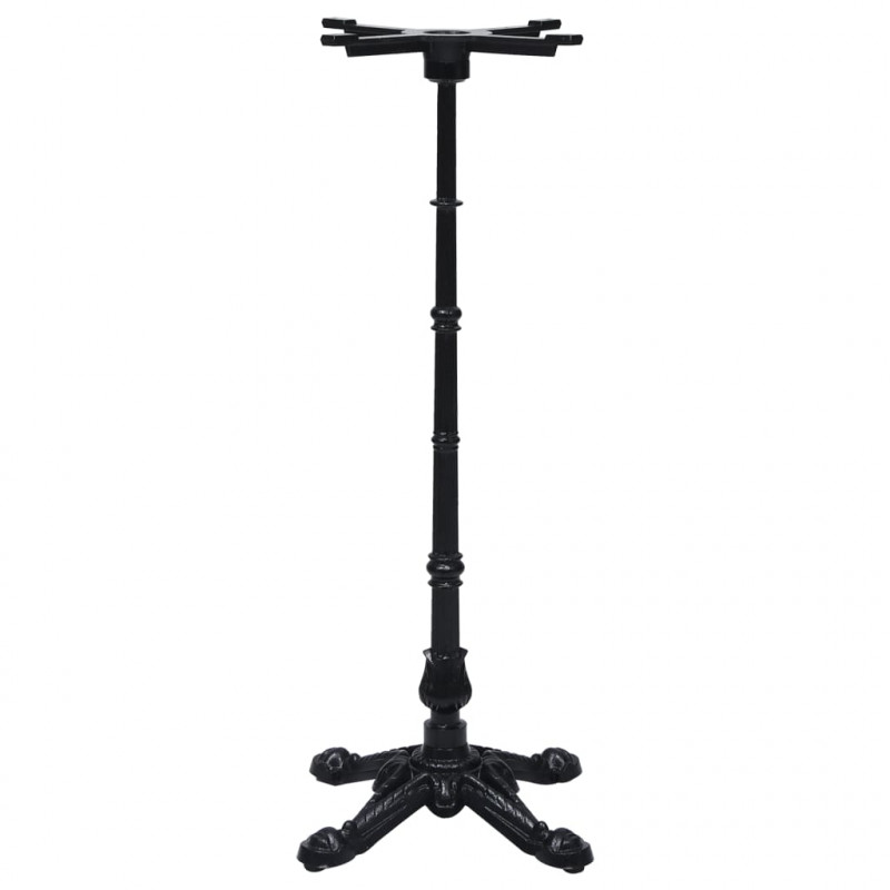 Noga stołu bistro czarna 52x52x108 cm żeliwo