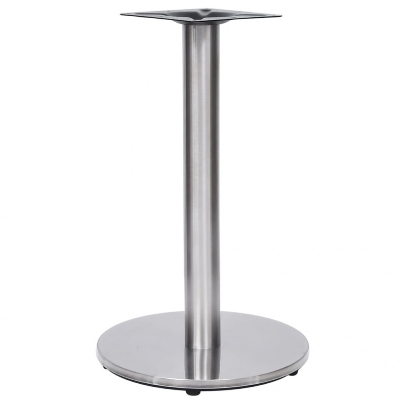 Noga stołu bistro srebrna Ø45x72 cm stal nierdzewna