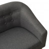 Sofa dla dziecka, szara, obita tkaniną