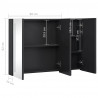 Szafka łazienkowa z lustrem i LED, 89x14x62 cm