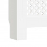 Osłona na kaloryfer z MDF, biała, 205 cm