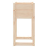 Donice, 2 szt., 40x40x81 cm, lite drewno sosnowe