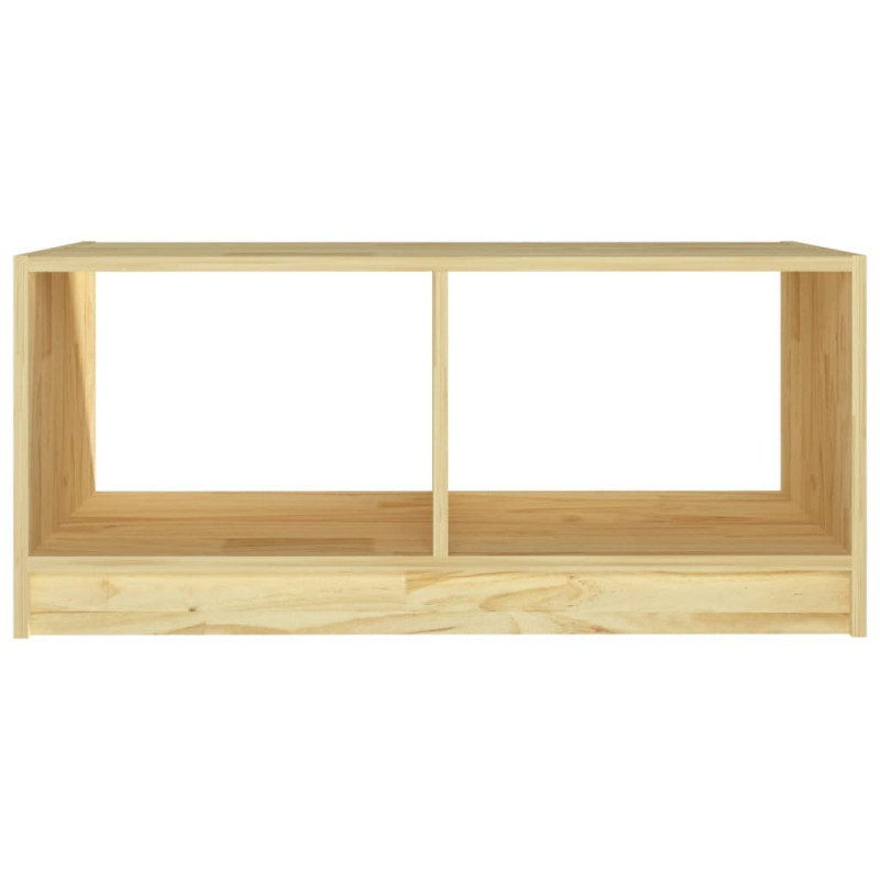 Stolik kawowy, 75x50x33,5 cm, lite drewno sosnowe
