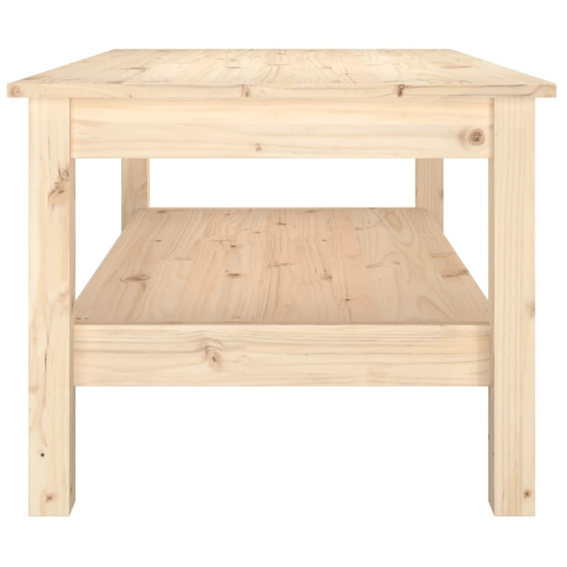 Stolik kawowy, 80x50x40 cm, lite drewno sosnowe