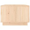 Stolik kawowy, 80x50x35 cm, lite drewno sosnowe