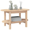 Stolik kawowy, 80x45x45 cm, lite drewno sosnowe