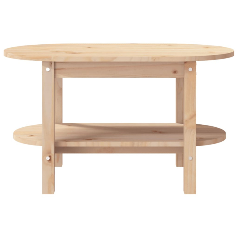 Stolik kawowy, 80x45x45 cm, lite drewno sosnowe